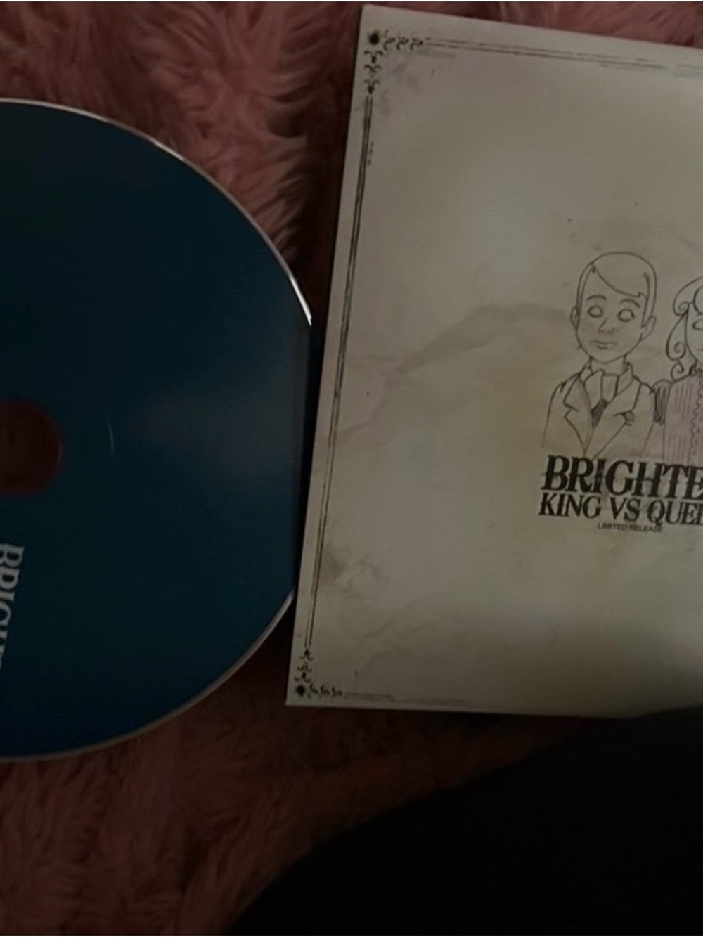 Brighten band cd album - King vs Queen emo warped pop punk hot topic